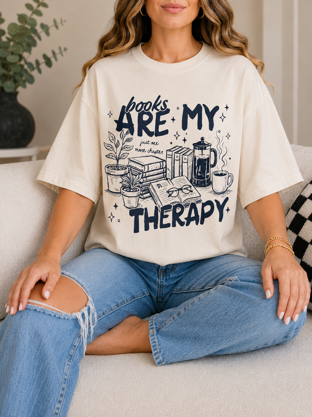 Book Therapy T-Shirt